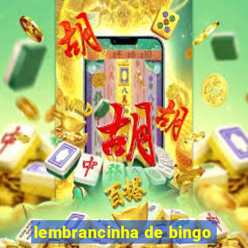 lembrancinha de bingo